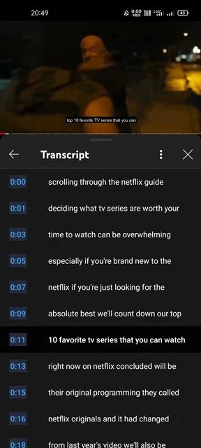 Transcript Of A YouTube Video